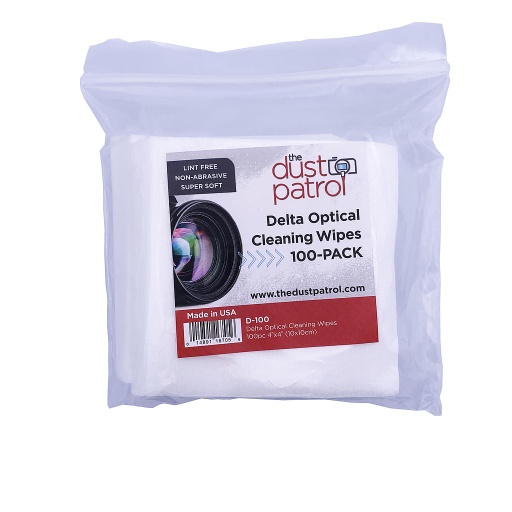 [D100] Lingettes de nettoyage optique (x100)